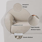 Turquoize 2 Piece Chair Covers Chair Slipcovers - Image 3