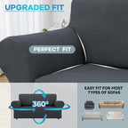 LURKA Stretch Loveseat Sofa Slipcovers 1 Piece Couch Covers - Image 4