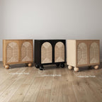 Nathan James Leah Boho TV Stand or Sideboard Cabinet - Image 9