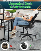 RidRed Office Chair Wheels Replacement Heavy Duty 3 Inch Roller Blade Wheels - Image 9