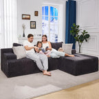 Modular Sectional Sofa Couches L-Shape Couch 3 Seat Modular Sofa Memory Foam - Image 3