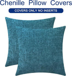 CaliTime Decorative Couch Throw Pillow Covers 26 X 26 Inches Ocean Blue | Pack - Image 6