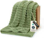Bedsure Soft Reseda Green Throw Blanket by Unknown
