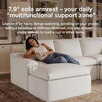 Novilla Modular Cloud Couch, Modern Sectional Sofa - Image 16