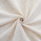MYSKY HOME Kitchen Semi Sheer Linen Curtains 24 Inch Long, Light Filtering - Image 7