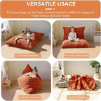 MAXYOYO 3 in 1 Kids Bean Bag Chair Couch, Convertible Chair Folds from Bean Bag - Image 4