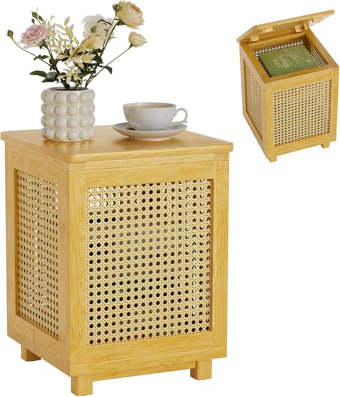 End Table for Living Room, Small Side Table by Atoping