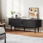 LINSY HOME 58" Fluted TV Stand for TVs up to 65 Inch, Mid Century Modern - Image 5