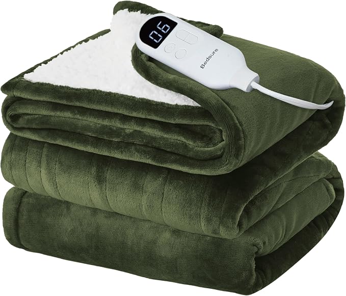 Bedsure Heated Blanket Twin Size, Soft Electric Blanket by Unknown