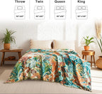 LUTBM Boho Throw Blanket for Couch Sofa Chair Cotton Summer Blankets for - Image 3
