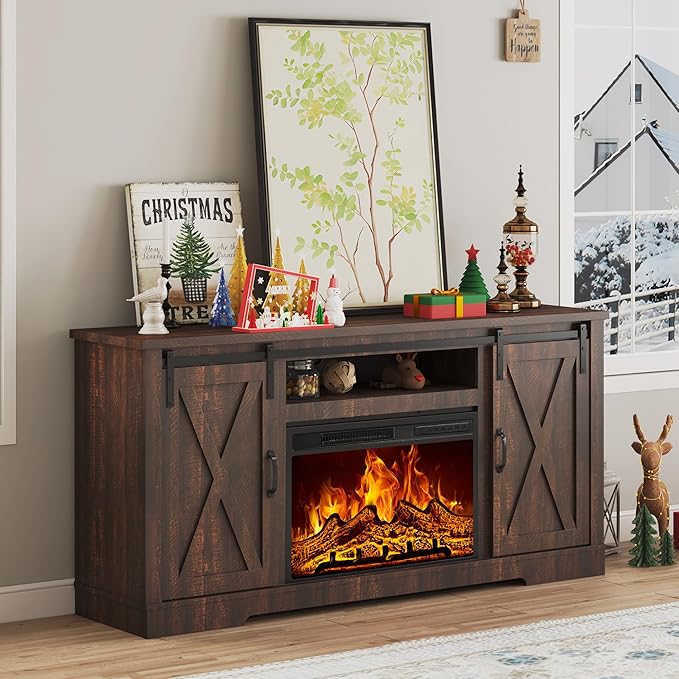 AMERLIFE Fireplace TV Stand by AMERLIFE