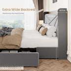 SHA CERLIN King Size Bed Frame - Image 7
