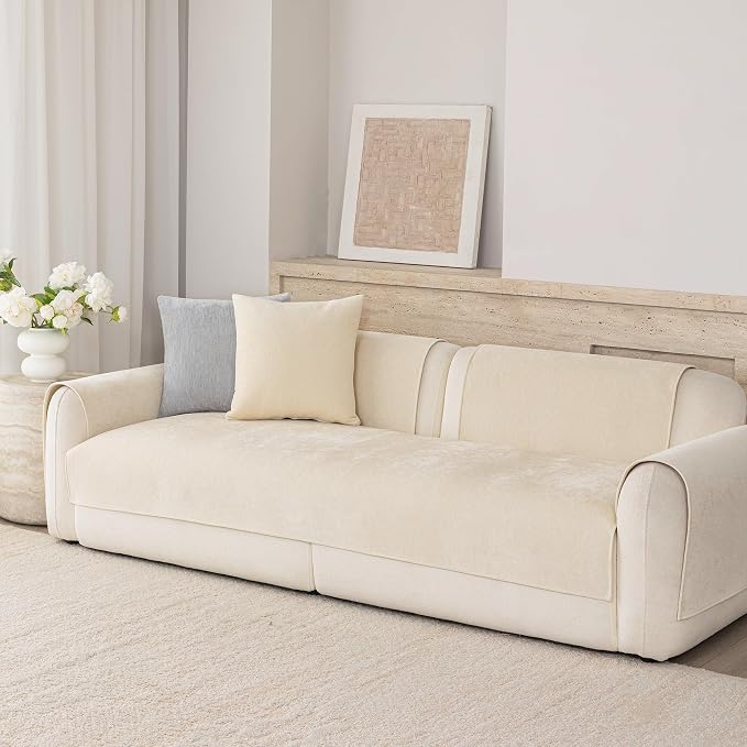 Premium Chenille Sofa Cushion Covers，Upgraded Anti-Slip Sectional Couch - Image 8