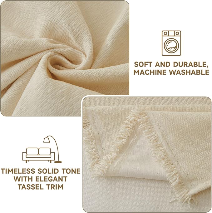 VClife Boho Couch Cover, Washable Thick Sofa Cover - Image 2