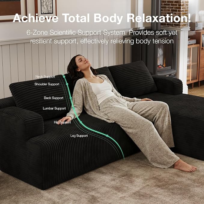 Novilla L-Shape Sectional Couches - Image 5