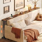Huuger 78.7 Inch Height Adjustable Behind Couch Table by Huuger