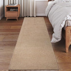 Kitchen Runner Rug Mat Non Slip Hallway Runner Washable Brown 2x6 ft | Boho - Image 8