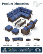 HILLGA 7-Piece Luxury Patio Furniture Set - Image 2