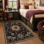 Vacuum-Friendly, 4x6 Washable Area Rug by meejou
