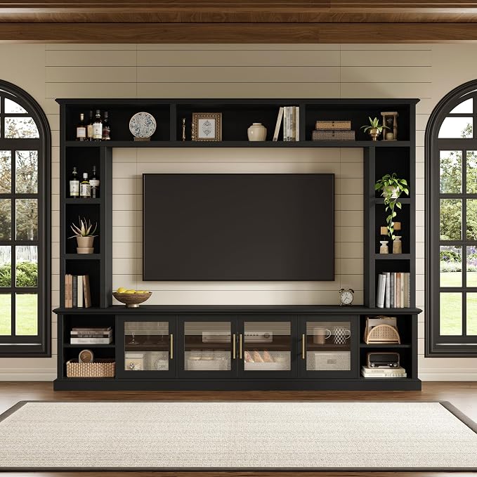 Merax 95" Entertainment Center for TVs up to 80", All-in-One TV Stand by Merax