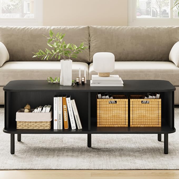 ONBRILL 47.2 Inch Mid Century Modern Coffee Table - Image 7