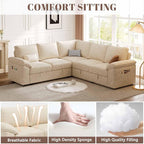 85 Inch Modular Sectional Sofa - Image 5