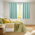 Blackout Curtains for Bedroom, 2 Drape Panels, 52 x 45 Inch | Thermal Insulated - Image 2