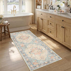 RELEANY Washable Area Rug, Runner 2'6"x5', Water Repellent, Pet Friendly by RELEANY