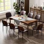 YaFiti Dining Chairs Set of 2, Dining Room and Kitchen Chairs, Mid Century - Image 8