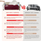 Genina Waterproof Couch Cover, Washable Anti-Slip 78inch Sofa Covers - Image 3