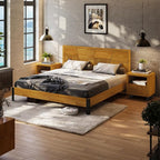 Bme Trapeze King Bed Frame – Modern Solid Wood Bed - Image 6