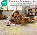 6x9 Ft Area Rugs for Living Room, Soft Non-Slip Washable Rugs Modern Abstract - Image 5