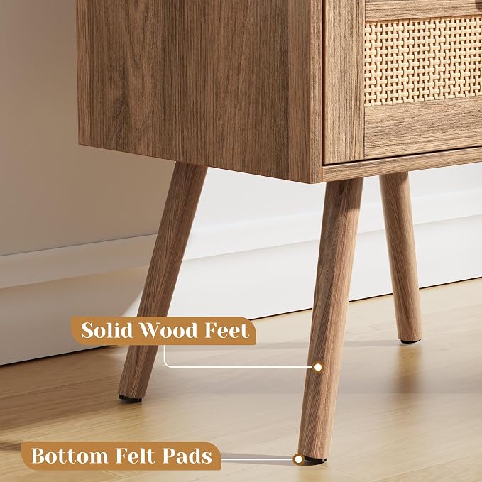 SUPERJARE Nightstands Set of 2, Night Stands - Image 7
