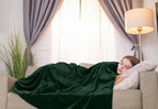 Utopia Bedding Soft Fleece Bed Blanket Twin Size Forest Green | Microfiber - Image 8