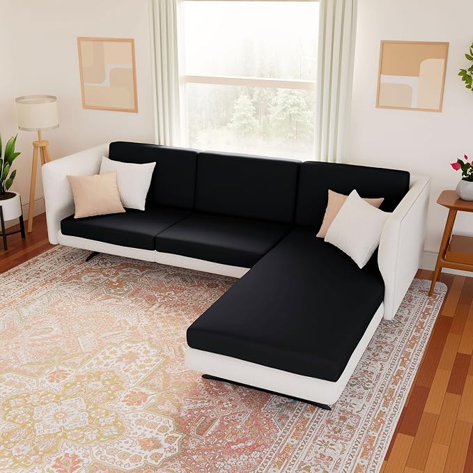 Waterproof Couch Cushion Covers, Stretch Sofa Seat Slipcovers | Stretch Fabric - Image 8