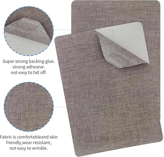 SYLVASS 8x11 Inch Fabric Repair Patches, Self-Adhesive Linen Patch - Image 3