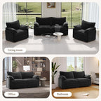 Vesgantti 74" Cloud Couch for Living Room, 2 Seaters Deep Seat Sectional - Image 7