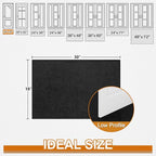Super Absorbent Front Door Mat, 29.5" x 17", Non-Slip Washable Indoor Doormats - Image 3