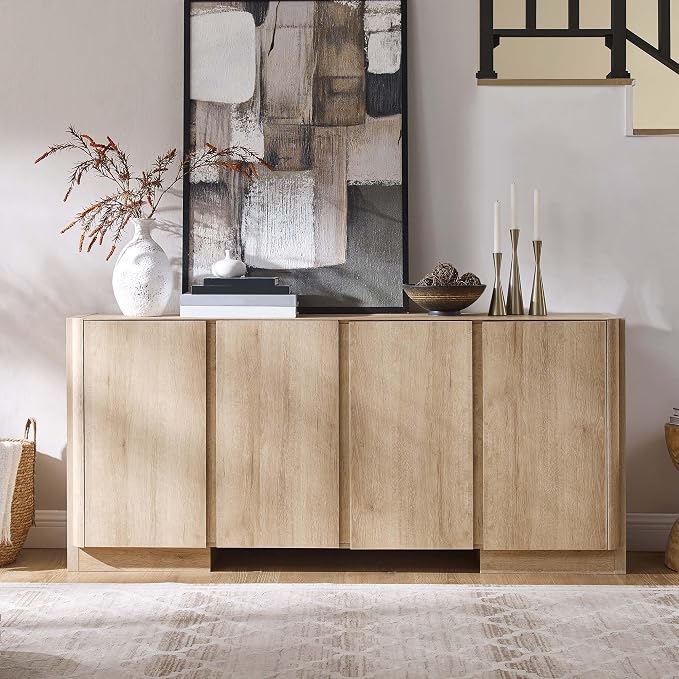 66" Large Sideboard Buffet Cabinet - Image 8