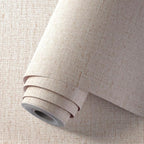 Beige Textured Contact Paper Grasscloth Wallpaper Peel and Stick Linen Self - Image 2