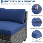 GAOMON Patio Furniture Sets, 7-Piece Outdoor Sectional Sofa Set - Image 5