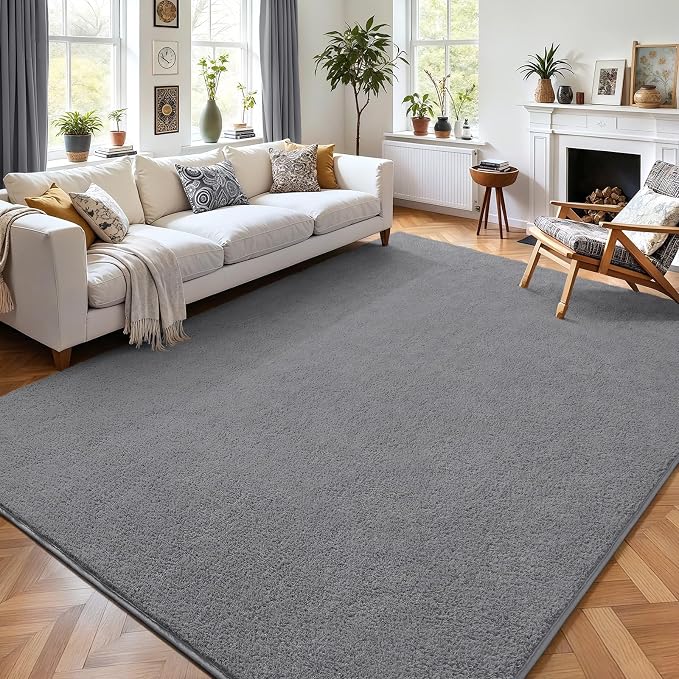 4x6 Area Rugs for Living Room Non Slip Dorm Bedroom Rug, Minimalist Washable - Image 3