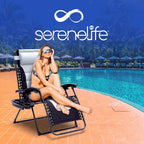 SereneLife Padded Zero Gravity Lounge Chair - Image 8