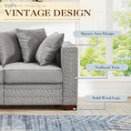84.5"W Mid Century Modern Couch - Image 4