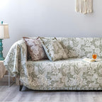 GLORY SEASON Sofa Cover Luxury Jacquard Stylish Embroidery Ruffle, Vintage Sofa - Image 7
