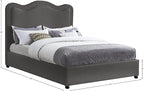 Meridian Furniture FelixGrey-Q Felix Collection Modern | Contemporary Linen - Image 3
