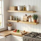 12 inch Deep Floating Shelves for Wall, 24 inch Wide Engineered Wood Wall - Image 6