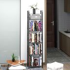Bookshelf Storage Shelf Bookcase Freestanding Storage Stand - Image 9