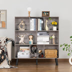 LEYAOYAO 8 Cube Bookshelf, Farmhouse Bookcase - Image 7