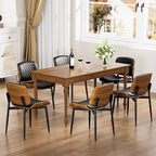 YaFiti Dining Chairs Set of 6, Mid Century Modern Accent Dining Room and - Image 3
